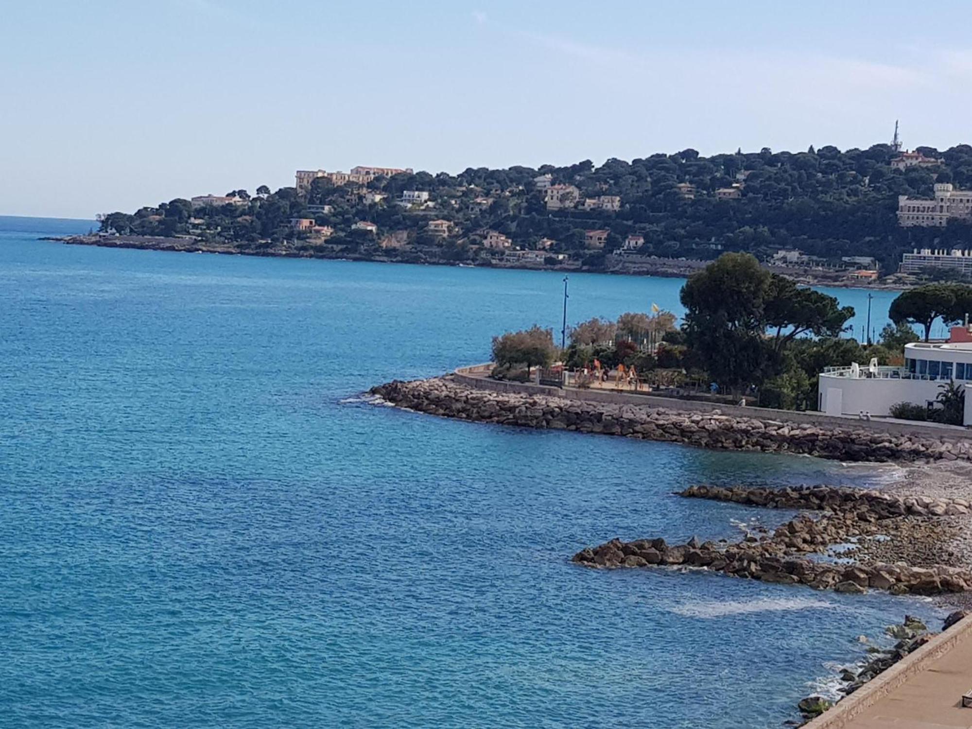 Menton Front Bord De Mer Cote D'Azur Florentina Sea View French Riviera Proche Monaco Montecarlo Superb Studio Exterior foto